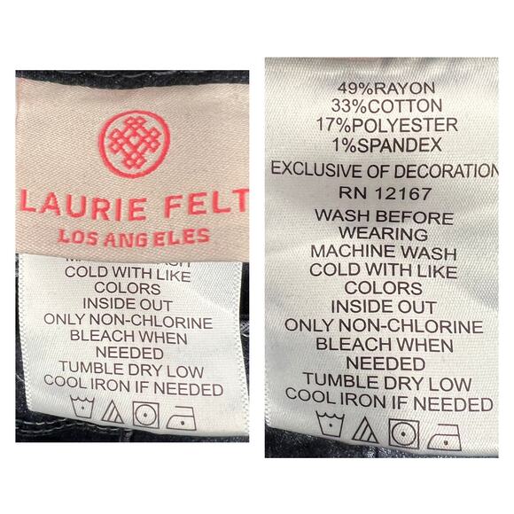 Laurie Felt Pull-On Silky Baby Bell Jeans Sz Small Petite Mid-Rise Bootcut NEW! - Picture 9 of 11